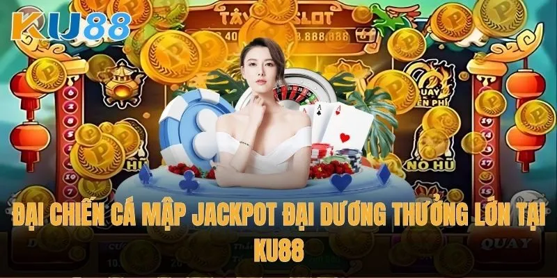 Đại Chiến Cá Mập Jackpot đại dương thưởng lớn tại Ku88